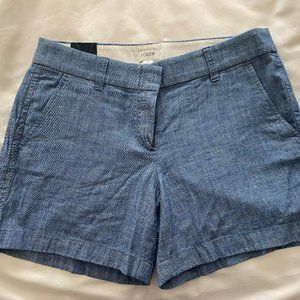 NEW - J Crew Factory 5" Chambray Chino Shorts